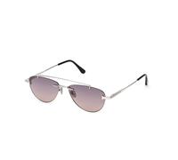 TOM FORD Unisex TOM FORD FT1356 ASTOR-02 16B Occhiali da sole Metallo Palladio Fumo Pilot Normale