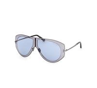TOM FORD Unisex TOM FORD FT1430 CADE-02 20V Occhiali da sole Metallo Grigio Blu Pilot Normale