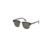 TOM FORD Uomo FT0248 HENRY 05N Occhiali da sole Acetato Nero Verde Squadrata Normale