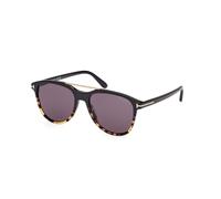 TOM FORD Uomo FT1098 DAMIAN-02 05A Occhiali da sole Acetato Nero Grigio Pilot Normale