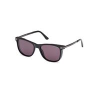TOM FORD Uomo FT1104 SINATRA 01A Occhiali da sole Acetato Nero Grigio Squadrata Normale