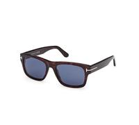 TOM FORD Uomo FT1303 SMITH-02 52V Occhiali da sole Acetato Havana Blu Squadrata Normale