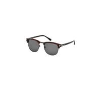 TOM FORD Uomo TOM FORD FT0248 HENRY 52A Occhiali da sole Acetato Havana scuro Fumo Squadrata Normale