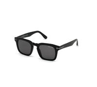 TOM FORD Uomo TOM FORD FT0751-N DAX 01A Occhiali da sole Acetato Nero Grigio Squadrata Normale
