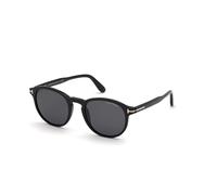 TOM FORD Uomo TOM FORD FT0834 DANTE 01A Occhiali da sole Acetato Nero Grigio Rotonda Normale