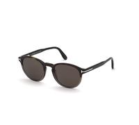 TOM FORD Uomo TOM FORD FT0834 DANTE 56A Occhiali da sole Acetato Havana Grigio Rotonda Normale