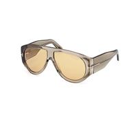 TOM FORD Uomo TOM FORD FT1044 BRONSON 93E Occhiali da sole Acetato Verde Marrone Pilot Fotocromatiche