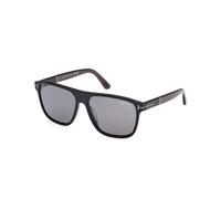 TOM FORD Uomo TOM FORD FT1081-N FRANCES 01D Occhiali da sole Acetato Nero Grigio Squadrata Polarizzata