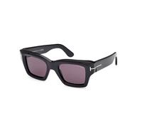 TOM FORD Uomo TOM FORD FT1154 ILIAS 01A Occhiali da sole Acetato Nero Fumo Squadrata Normale