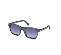 TOM FORD Uomo TOM FORD FT1179 BARRON 90W Occhiali da sole Acetato Blu Blu Squadrata Normale