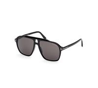 TOM FORD Uomo TOM FORD FT1209 AUTARI 01A Occhiali da sole Acetato Nero Fumo Squadrata Normale