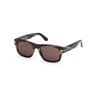 TOM FORD Uomo TOM FORD FT1303 SMITH-02 64E Occhiali da sole Acetato Marrone Marrone Squadrata Normale