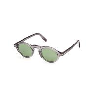 TOM FORD Uomo TOM FORD FT1332 ARISTOTELE-02 20N Occhiali da sole Acetato Grigio Verde Rotonda Normale