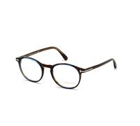 TOM FORD Uomo TOM FORD FT5294 056 Montature da vista Acetato Havana Rotonda Normale
