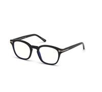TOM FORD Uomo TOM FORD FT5532-B 01V Montature da vista Acetato Nero Blu Rotonda Normale