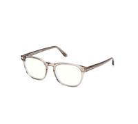 TOM FORD Uomo TOM FORD FT5868-B 045 Montature da vista Acetato Marrone Squadrata Normale