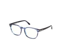 TOM FORD Uomo TOM FORD FT5868-B 092 Montature da vista Acetato Blu Squadrata Normale