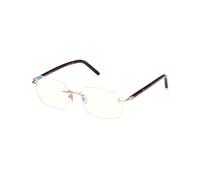 TOM FORD Uomo TOM FORD FT5934-B 028 Montature da vista Metallo Oro Squadrata Normale
