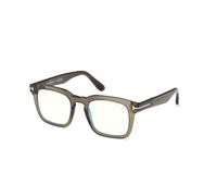 TOM FORD Uomo TOM FORD FT6025-B 096 Montature da vista Acetato Verde Squadrata Normale