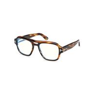 TOM FORD Uomo TOM FORD FT6085-B 055 Montature da vista Acetato Havana Squadrata Normale