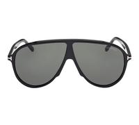 Tom Ford Vladimir Ft1211 Occhiali Da Sole Unisex Nero Mascherina Grigio 65mm