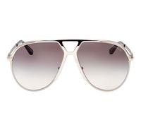 Tom Ford Xavier Ft 1060 Occhiali Da Sole Uomo Argento Pilot Grigio 64mm