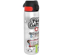 Tom Gates Rockstar Borraccia a Prova di Perdite, 500ml, Facile da Aprire, Serratura Sicura, Lavabile in Lavastoviglie, Senza BPA, Maniglia per il Trasporto, Adatta a Portabicchieri, Facile Pulizia
