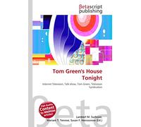 Tom Green's House Tonight: Internet Television, Talk show, Tom Green, Television Syndication
