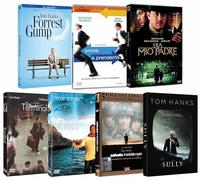 Tom Hanks Collection - Cofanetto 7 Film in DVD: Forrest Gump, Cast Away, The Terminal, Era Mio Padre, Prova a Prendermi, Salvate il Soldato Ryan, Sully - Edizione Italiana da Collezione