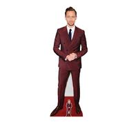 Tom Hiddleston Rosso Completo Lifesize Cartone Ritaglio Con Gratuito Mini Sagoma