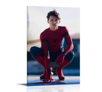 Tom Holland, poster artistico anti schizzi per soggiorno e camera da letto, dipinti da appendere adatti per più scenari, non c'è bisogno di perforare, facile da installare, adatto per regali e uso