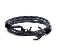 Tom Hope Bracelet Eclipse Triple Tour Gris - XS : 15 à 16.5 cm