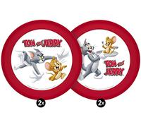 Tom & Jerry - Set di 4 piatti da 21 cm
