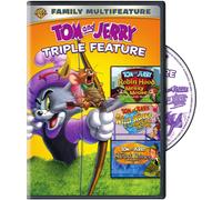 Tom & Jerry Triple Feature: Sherlock Holmes / Willy Wonka / Robin Hood (DVD)