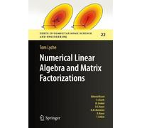 Tom Lyche Numerical Linear Algebra and Matrix Factorizations (Copertina rigida)