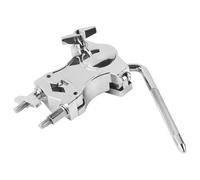 Tom Mount Bracket, Zinc Alloy Drums Rack Clamp, 360-Degree Rotating Bracket for Tom-Drums, Multi-Functional Drum Clamps, Fit for Most Drum Set Models, 5.35 Inches 1 pezzo