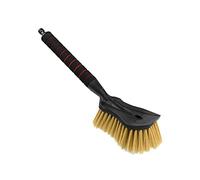 ToM PaR Spazzola di Lavaggio ad Acqua I Autolavaggio con Collegamento all'Acqua I Sgancio rapido per l'acqua I Setole morbide, Fini e Delicate I Impugnatura Comoda I Coche | Lunghezza: 44 cm I Rosso