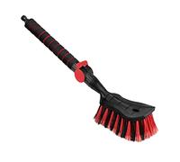 ToM PaR Washing Brush I Water Brush I Car Wash Brush with Water Connection I Quick Release for The Water Valve I Tightly Articulated Bristles I Comfortable Handle I Length 54 cm I Red