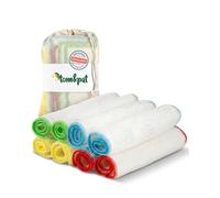 tom&pat® 8 Panni in bambù per la pulizia • senza microplastiche • 4 colori
