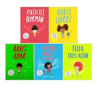 Tom Percival Collezione Big Bright Feelings Set di 5 libri (Perfettamente Norman, Ruby's Worry, Ravi's Roar, Meesha Makes Friends, Tilda Tries Again)