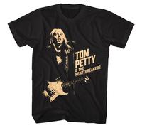 Tom Petty E I Heartbreakers 1 Colore T-Shirt Adulto Maniche Corte Licenziata