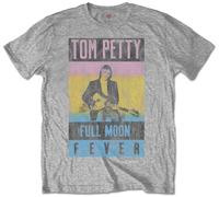 Tom Petty & The Heartbreakers 'Full Moon Fever' (Grigio) T-Shirt