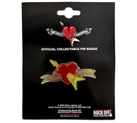 Tom Petty & The Heartbreakers Pin Badge Flying Heart Officially Licensed