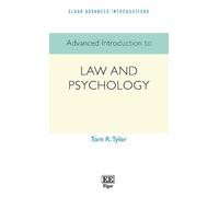 Tom R. Tyler Advanced Introduction to Law and Psychology (Tascabile)