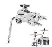 Tom Stand For Drum Set - Supporto Tom In Lega Di Zinco, Griglia Della Batteria Girevole A 360 Gradi | Supporto Tamburo Tom, Multifunzionale, Si adatta alla maggior parte dei modelli