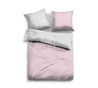 TOM TAILOR 0069600 Set biancheria da letto con fodere per cuscini Raso di cotone 1x 155x200 cm + 1x 80x80 cm, rose