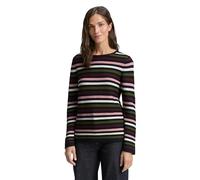 TOM TAILOR 1016350 Pullover, 38575-Colourful Ottoman Knit, M Donna