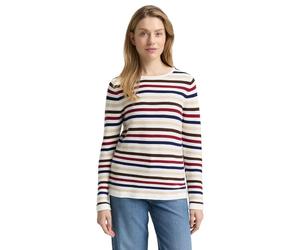 TOM TAILOR 1016350 Pullover, 39111-red Brown Ottoman, 3XL Donna