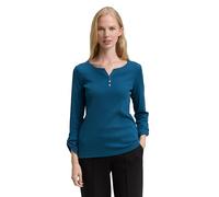 TOM TAILOR 1024036 T-Shirt, 13183-Dark Petrol, XXL Donna