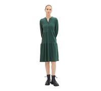 TOM TAILOR 1035221 Vestito, Verde (18601-Pineneedle Green), 34 Donna